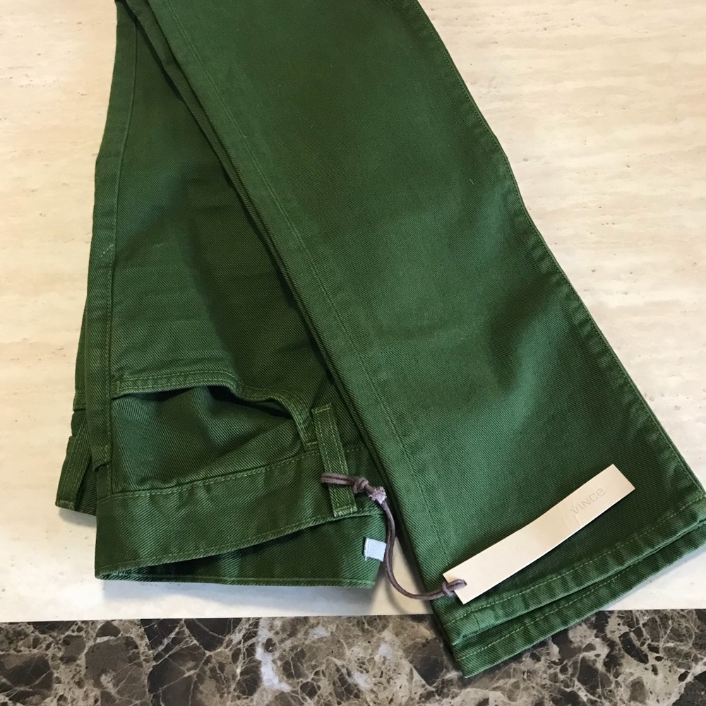 Vince Olive Slim Twill Denim Jeans USA Made!